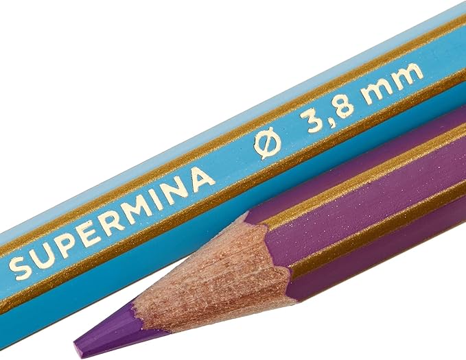 GIOTTO Supermina - Astuccio da 36 Matite a Pastello Colorate, 3.8mm