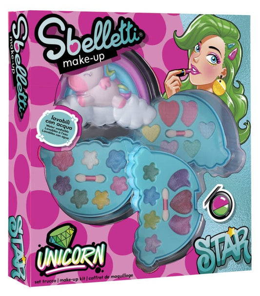 Cofanetto Trucchi Unicorno Nuvola C/specchio 3 Liv