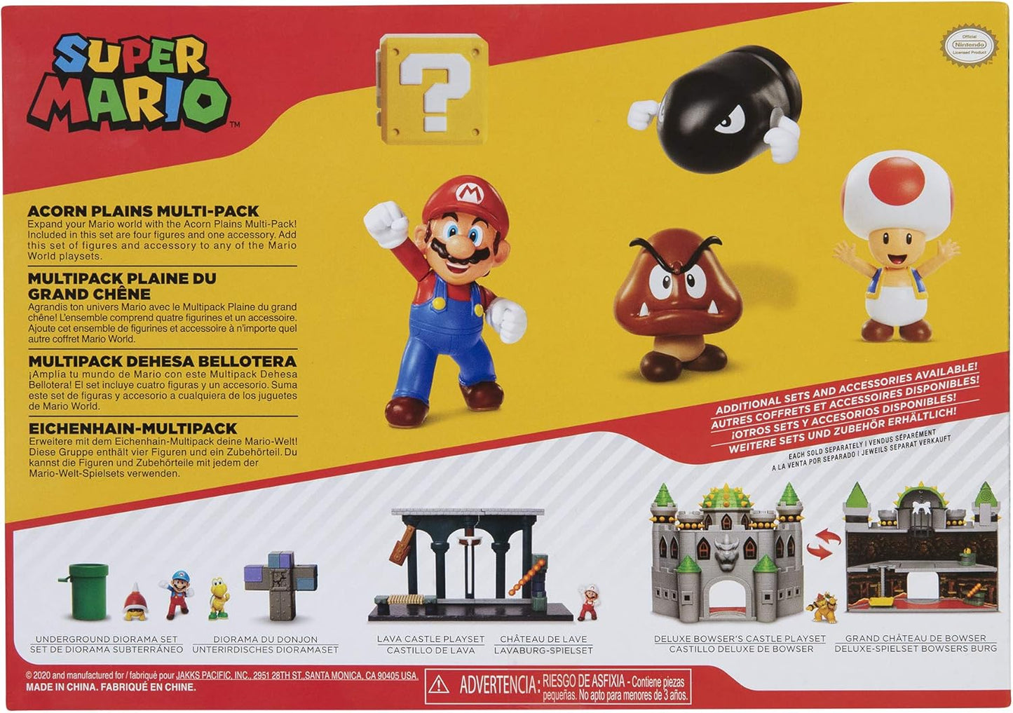 Nintendo Super Mario Diorama set Piana delle Ghiande