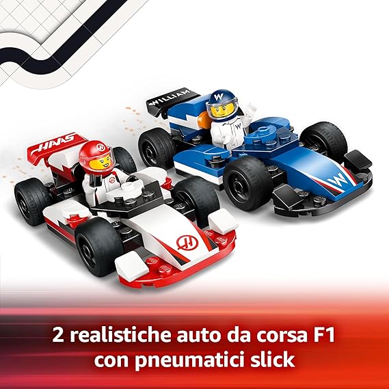 LEGO City Williams Racing e Haas F1