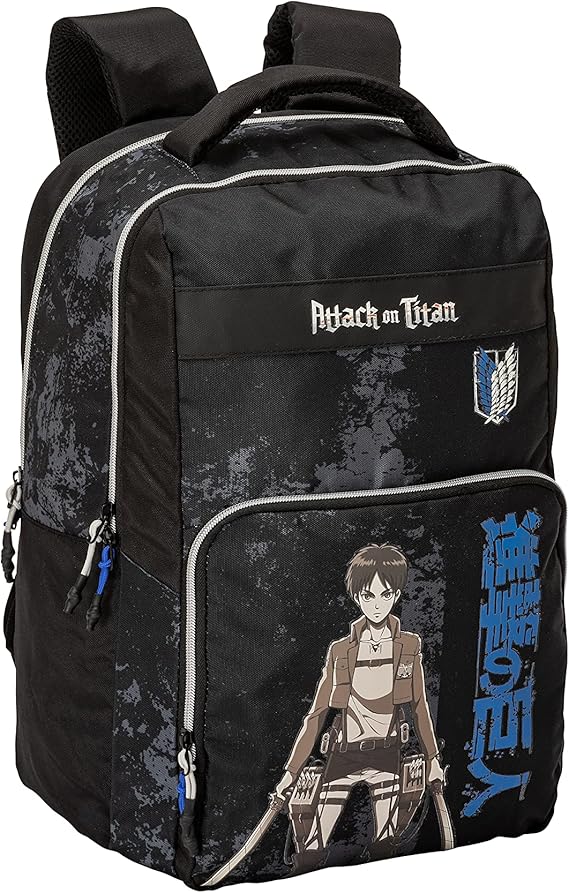COMIX ANIME, Attacco dei Giganti - Zaino Scuola Porta Pc Unisex