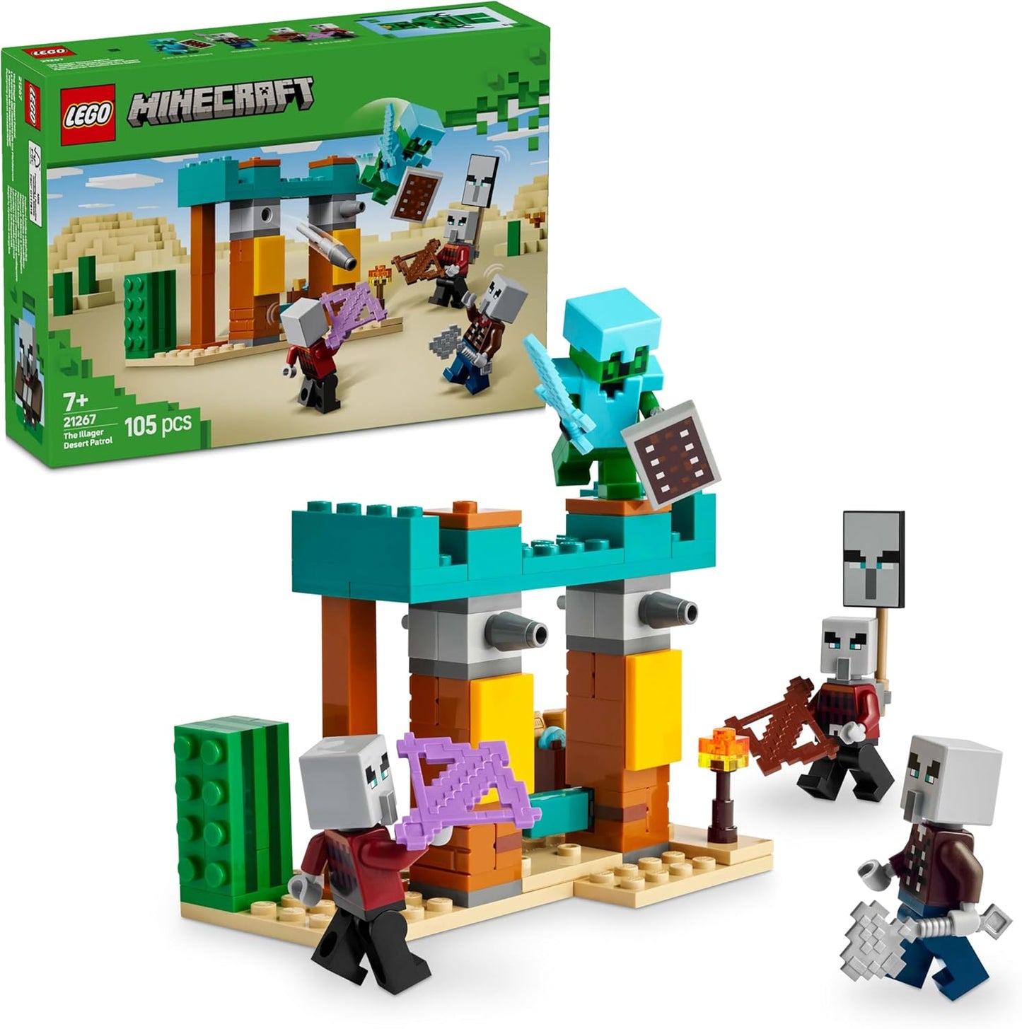 LEGO Minecraft Pattuglia nel Deserto della Bestia
