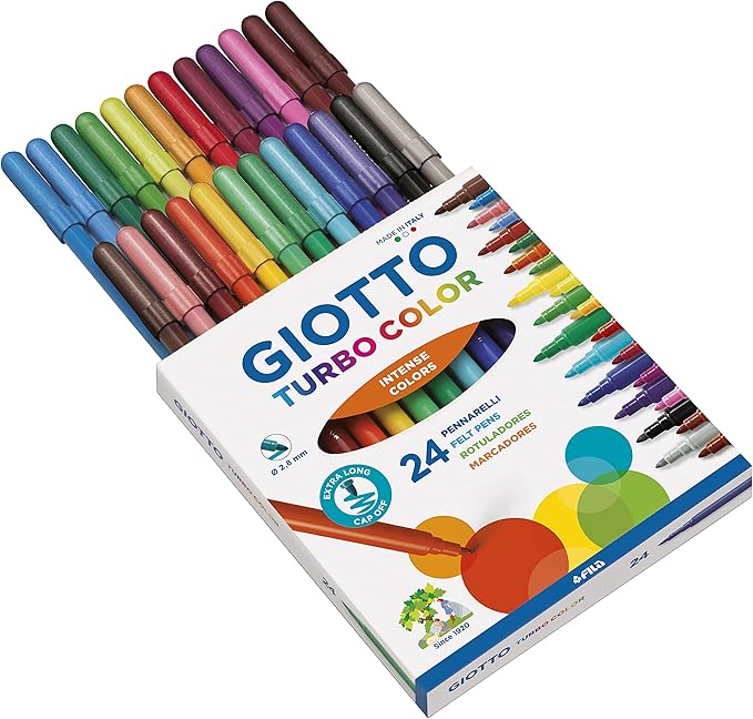 GIOTTO TURBO COLOR Ast. 24 pennarelli