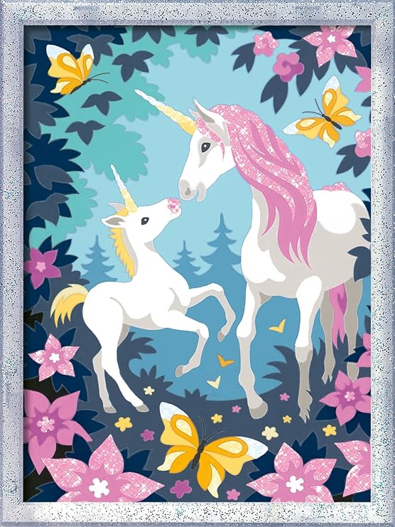 Ravensburger CreArt Serie D: Unicorni glitter