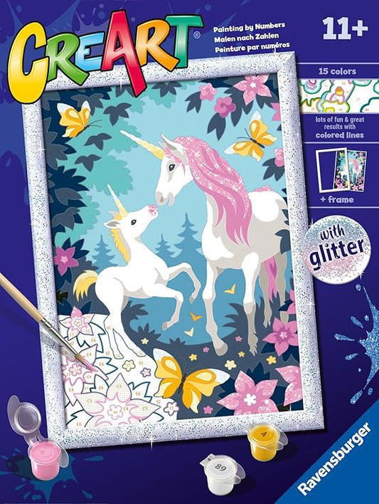 Ravensburger CreArt Serie D: Unicorni glitter