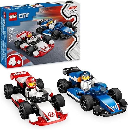 LEGO City Williams Racing e Haas F1, 60464