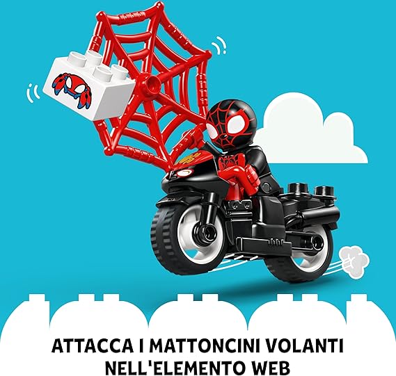 LEGO DUPLO Marvel L’Avventura in Moto di Spin