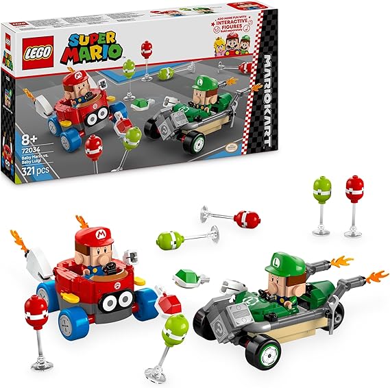 LEGO Super Mario Kart : Baby Mario vs Baby Luigi, 72034
