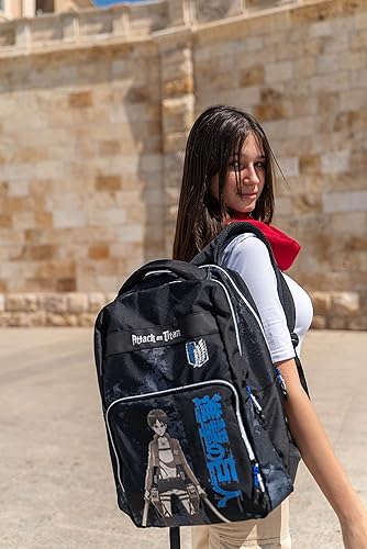 COMIX ANIME, Attacco dei Giganti - Zaino Scuola Porta Pc Unisex