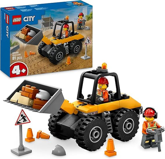 LEGO City Pala Gommata Gialla - Escavatore, 60450