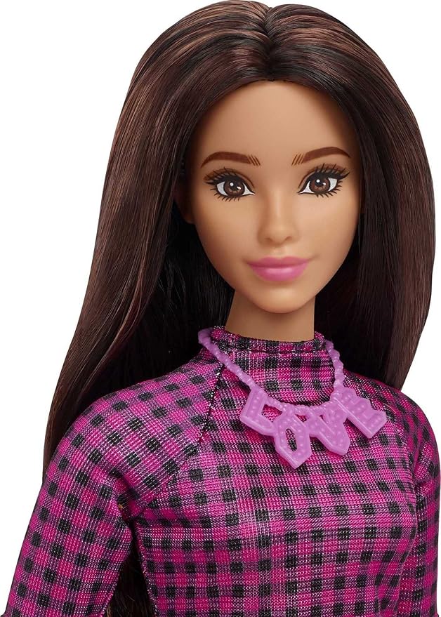 Barbie - Fashionistas Bambola Curvy, Capelli Neri