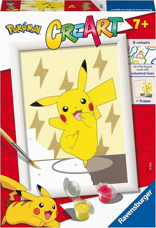 Ravensburger - CreArt Pokémon, Pikachu