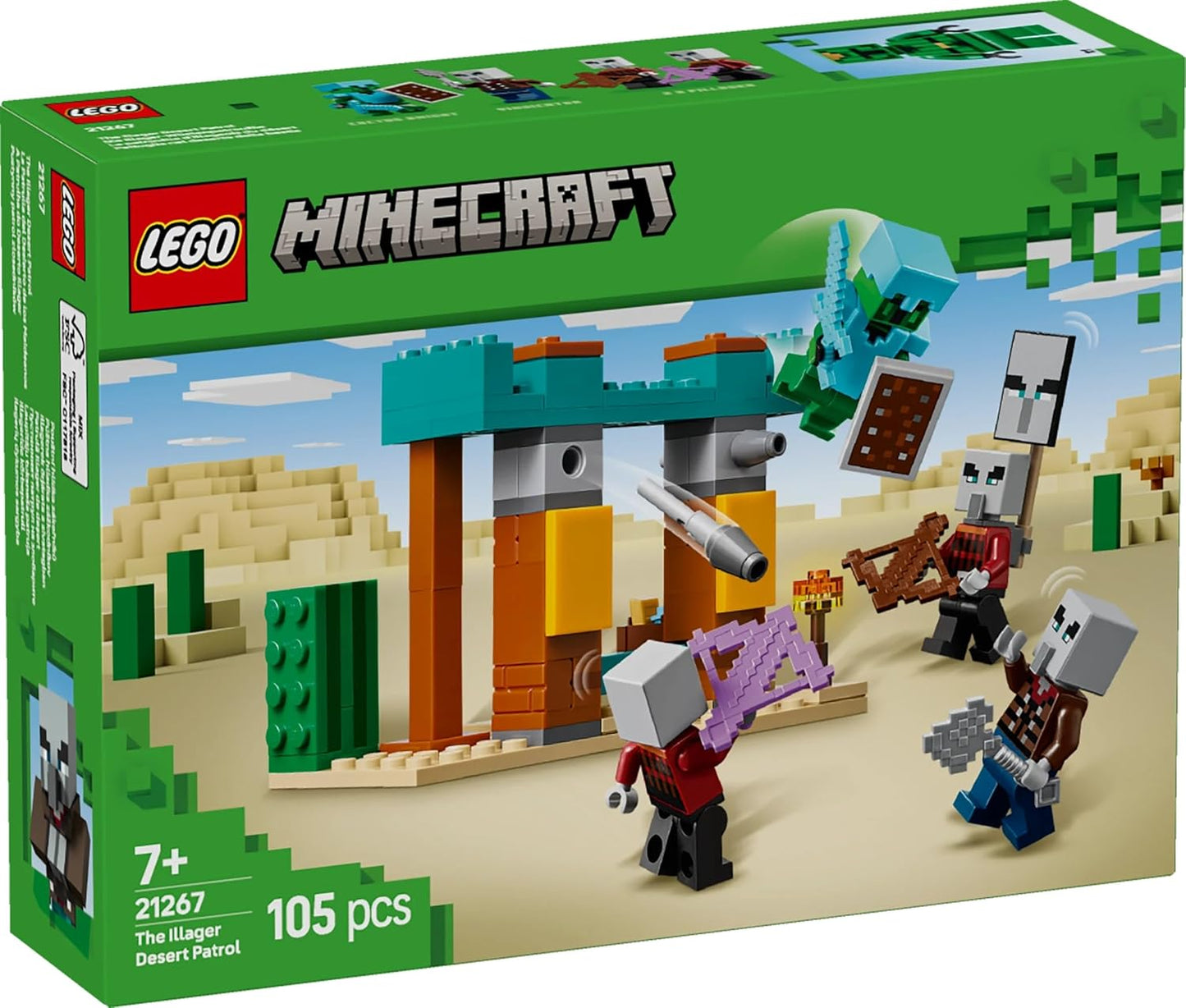 LEGO Minecraft Pattuglia nel Deserto della Bestia