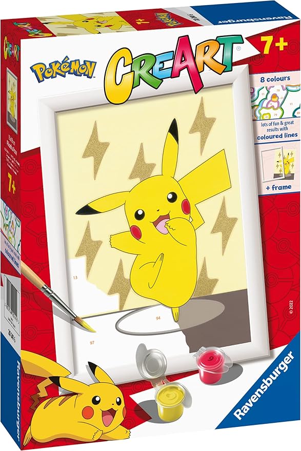 Ravensburger - CreArt Pokémon, Pikachu