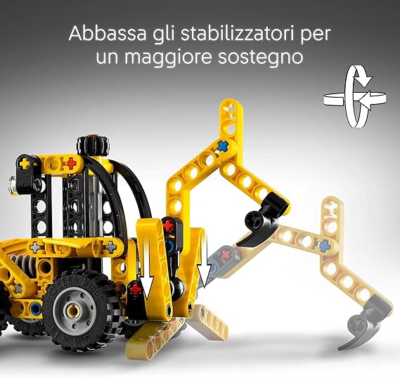 LEGO Technic Scavatrice a Cucchiaia Rovescia, 42197
