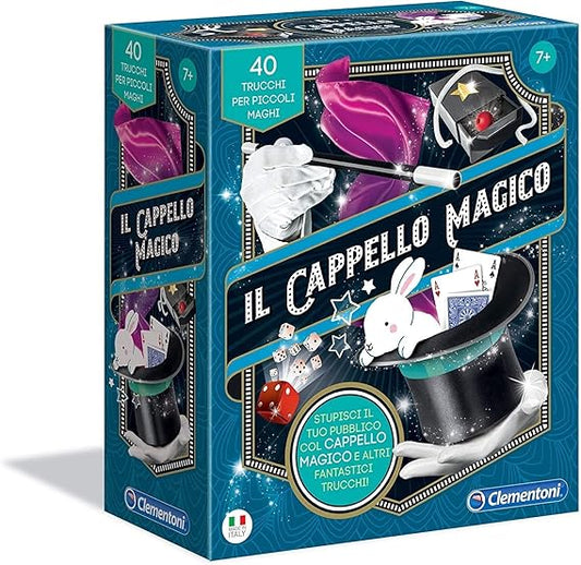 Clementoni - Il Cappello Magico, 40 Trucchi per Piccoli Maghi