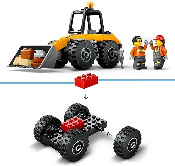 LEGO City Pala Gommata Gialla - Escavatore, 60450