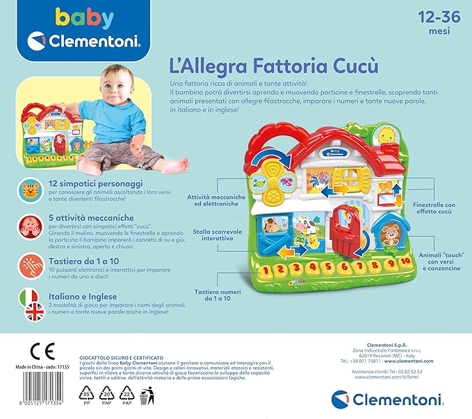 Clementoni, L’Allegra Fattoria Cucù