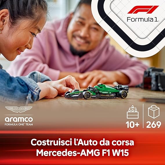 LEGO Speed Champions Auto da Corsa Aston Martin Aramco F1