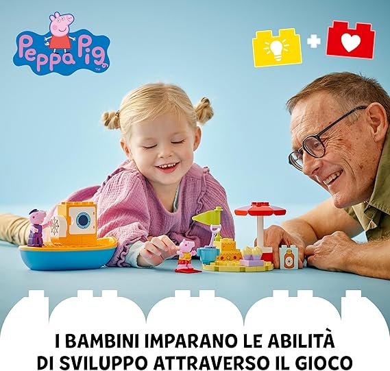 LEGO DUPLO Viaggio in Barca di Peppa Pig, 10432