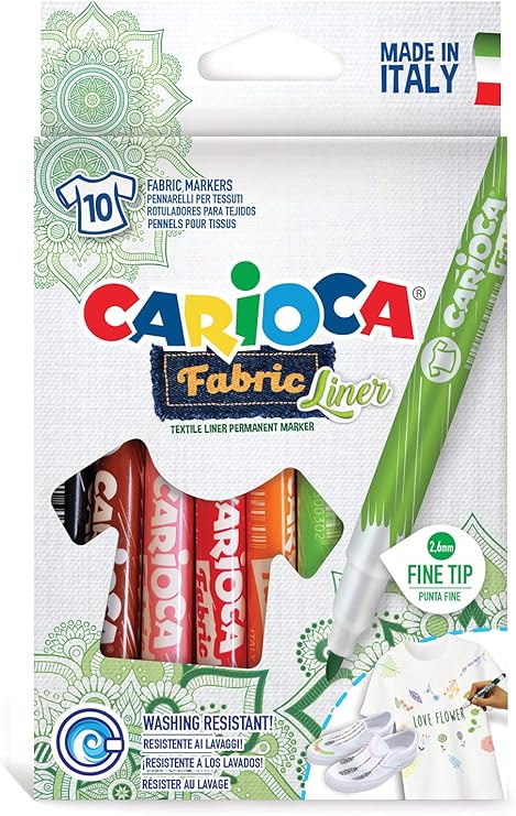 Carioca- Fabric Liner Pennarelli per tessuti