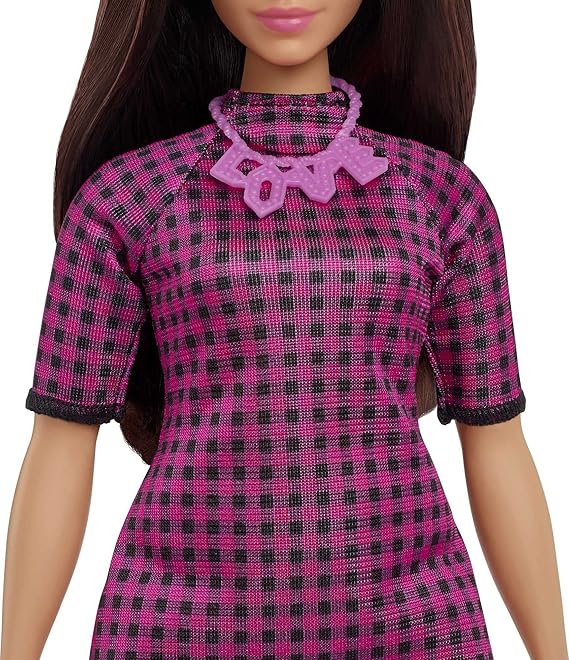 Barbie - Fashionistas Bambola Curvy, Capelli Neri