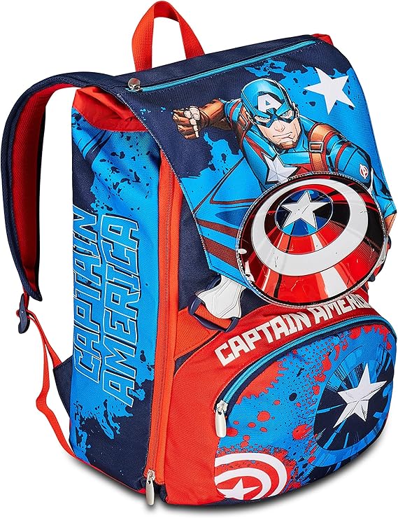 Zaino Scuola Estensibile DISNEY - CAPTAIN AMERICA LEGENDARY AVENGER