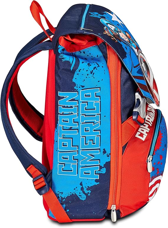 Zaino Scuola Estensibile DISNEY - CAPTAIN AMERICA LEGENDARY AVENGER