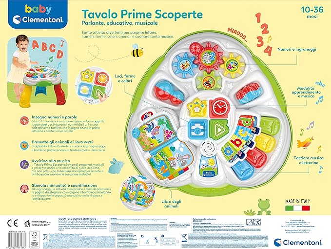 Baby Clementoni - Tavolo Prime Scoperte