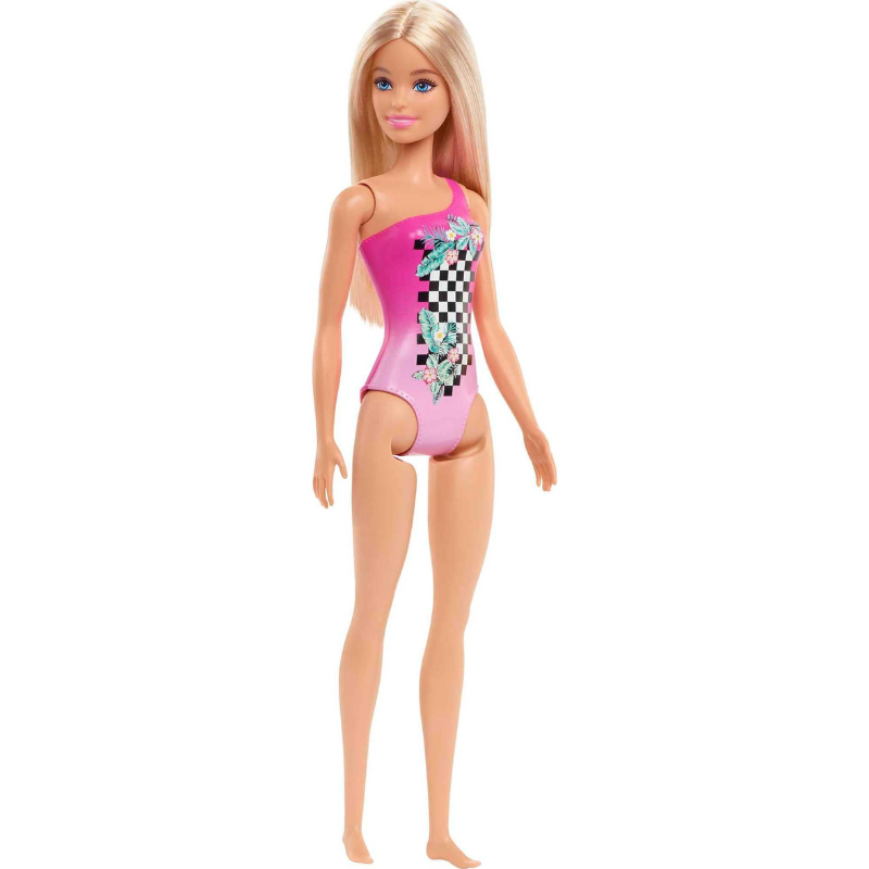 Barbie - Beach Doll - Pink Bathing Suit