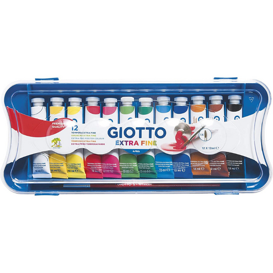 GIOTTO Extra Fine - Astuccio da 12 Tempere
